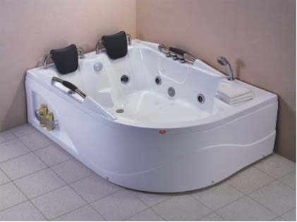 Ванна г/м M-B008R 180x120x63 с полочками, правосторонняя