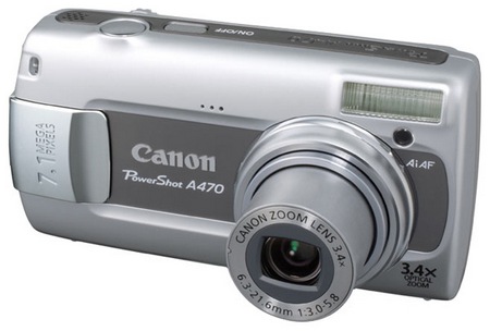 Canon PowerShot A470 white box