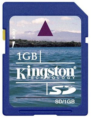 Kingston SD Card 1GB (SD/1GBCR)