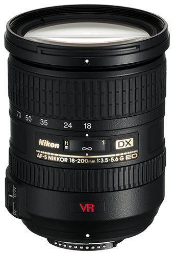 18-200mm f/3.5-5.6G AF-S VR DX