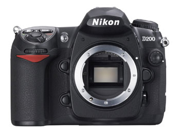 Nikon D200 body white box