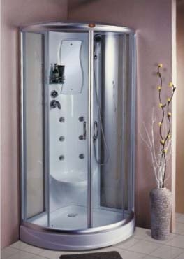 Душ. кабина Midocean M-D010-1M 900x900x2080 с глубокий поддон, матовое стекло